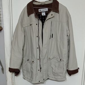 Columbia Men's Vintage Jacket with Brown Accents